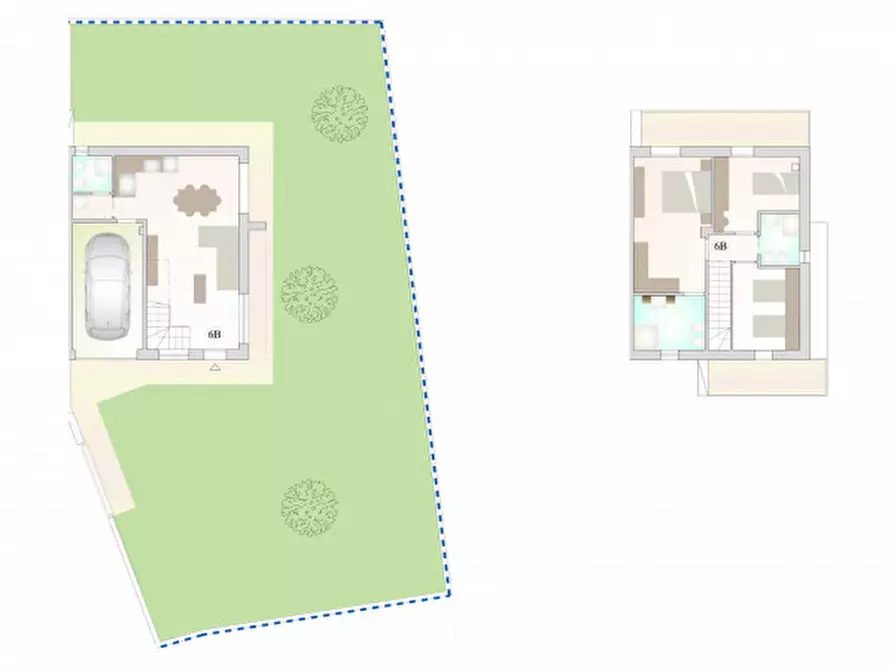 Immagine 5 di Villetta a schiera in vendita  in Via Ravennate a Cesena