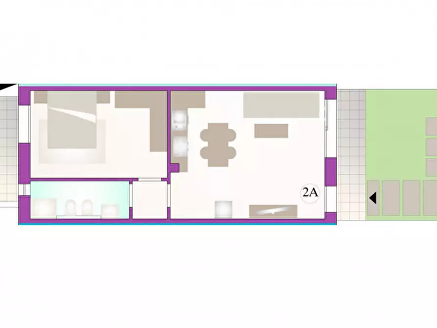 Immagine 7 di Appartamento in vendita  in Via Ravennate a Cesena