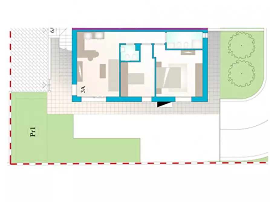 Immagine 7 di Appartamento in vendita  in Via Ravennate a Cesena