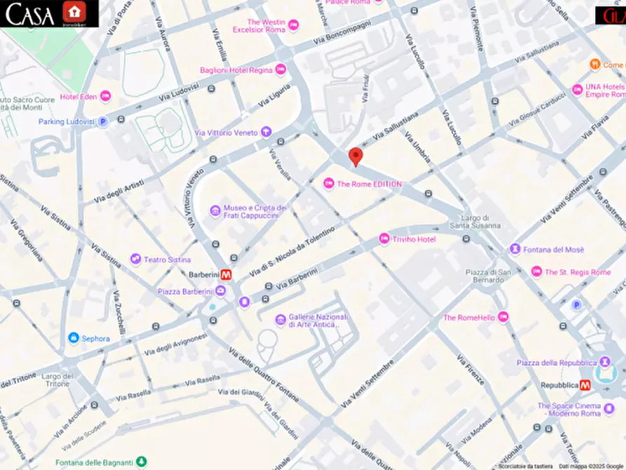 Immagine 14 di Negozio in vendita  in Via Leonida Bissolati a Roma