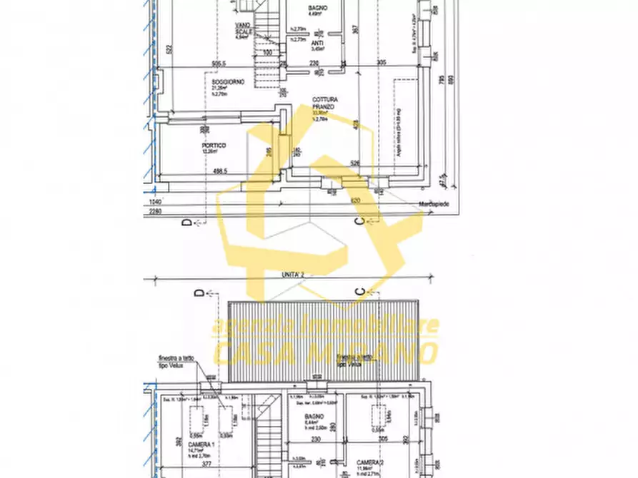 Immagine 5 di Casa bifamiliare in vendita  in Strada Spagnolo a Noale