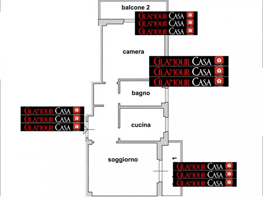 Immagine 23 di Appartamento in vendita  in Via Motta Visconti a Roma