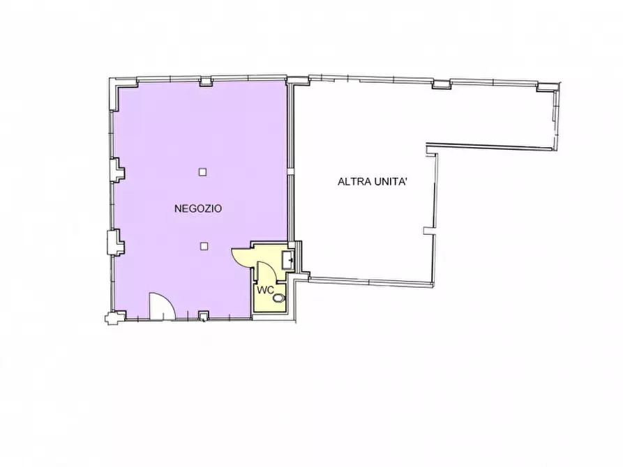 Immagine 11 di Negozio in affitto  in Piazza Giorgione a Castelfranco Veneto