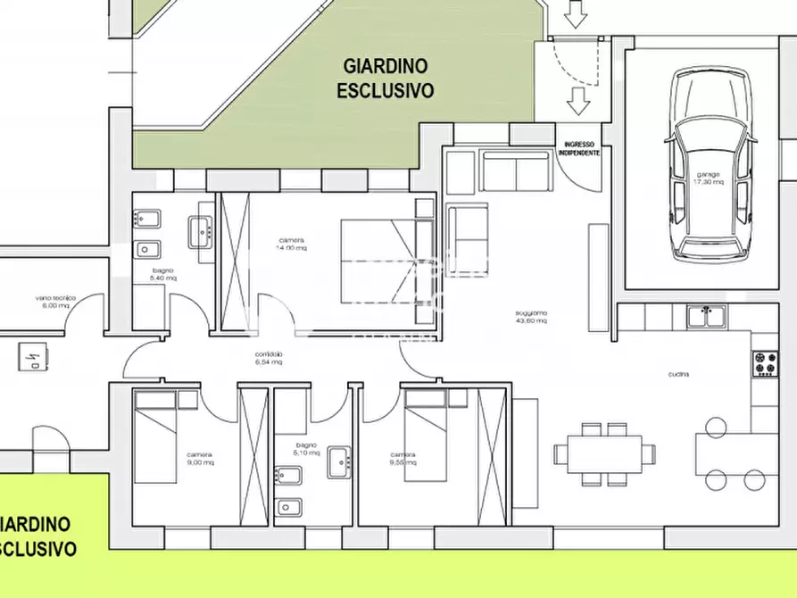 Immagine 27 di Appartamento in vendita  in Strada Canizzano a Treviso