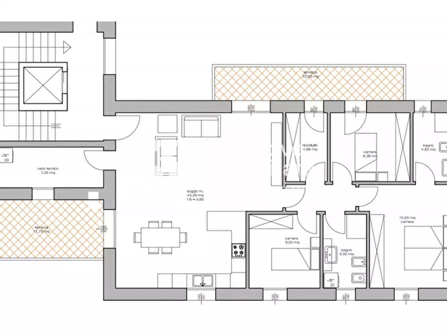 Immagine 23 di Attico in vendita  in Strada Canizzano a Treviso