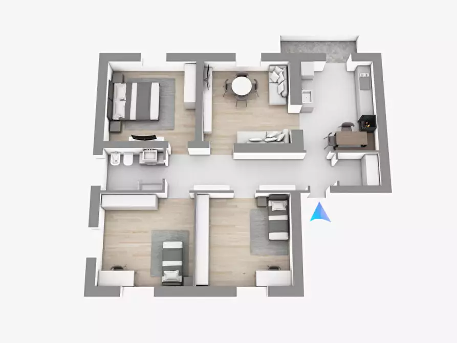 Immagine 21 di Appartamento in vendita  in Via Piave a Ledro