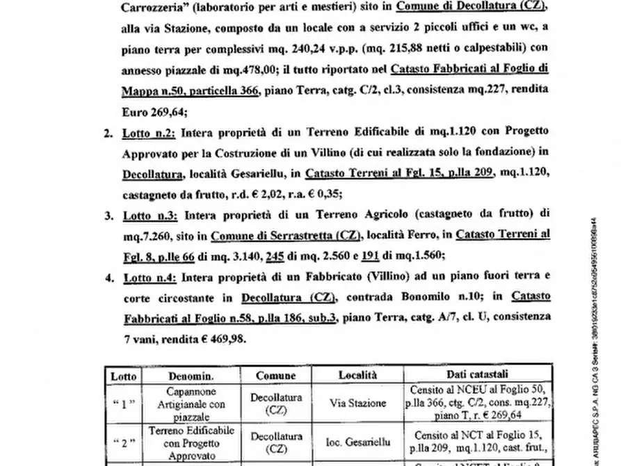 Immagine 5 di Villa in vendita  in Contrada Bonomilo 10 - 88041 Decollatura (CZ) a Decollatura