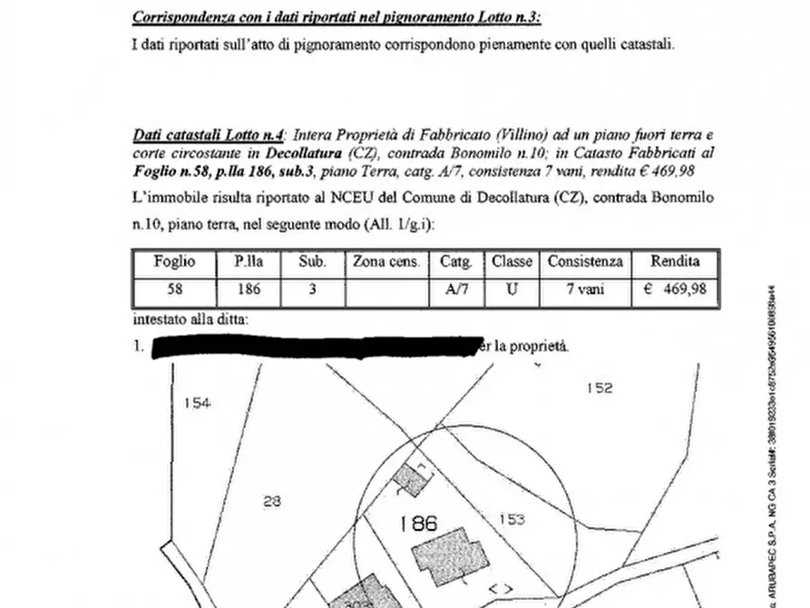 Immagine 10 di Villa in vendita  in Contrada Bonomilo 10 - 88041 Decollatura (CZ) a Decollatura