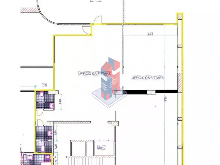 Immagine 11 di Ufficio in affitto  in CENTRO MERCATO 2 - VIA FERRANTE IMPARATO 198 a Napoli