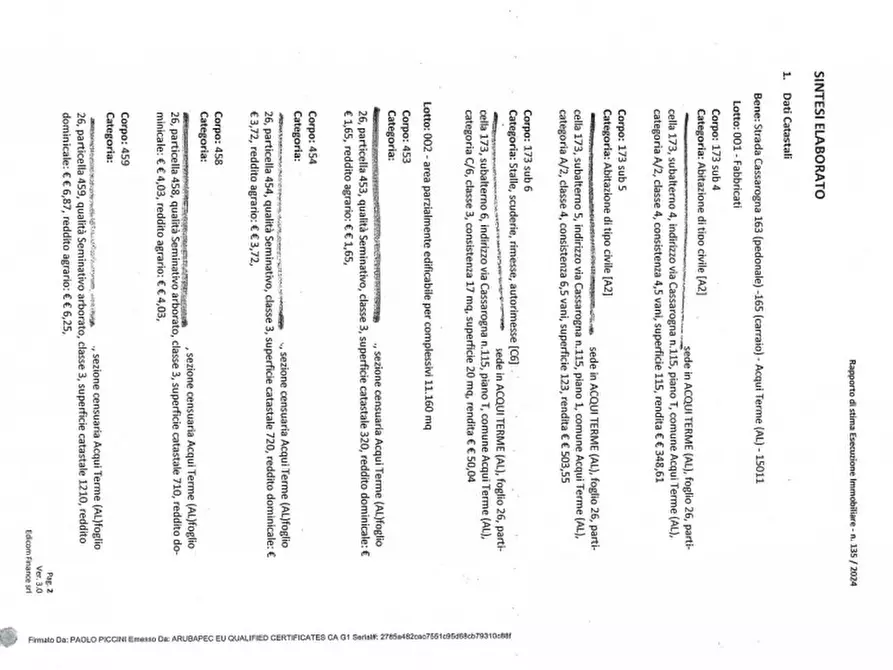 Immagine 12 di Palazzo in vendita  in Via Cassarogna, 163/165, 15011 Acqui Terme AL, Italia a Acqui Terme