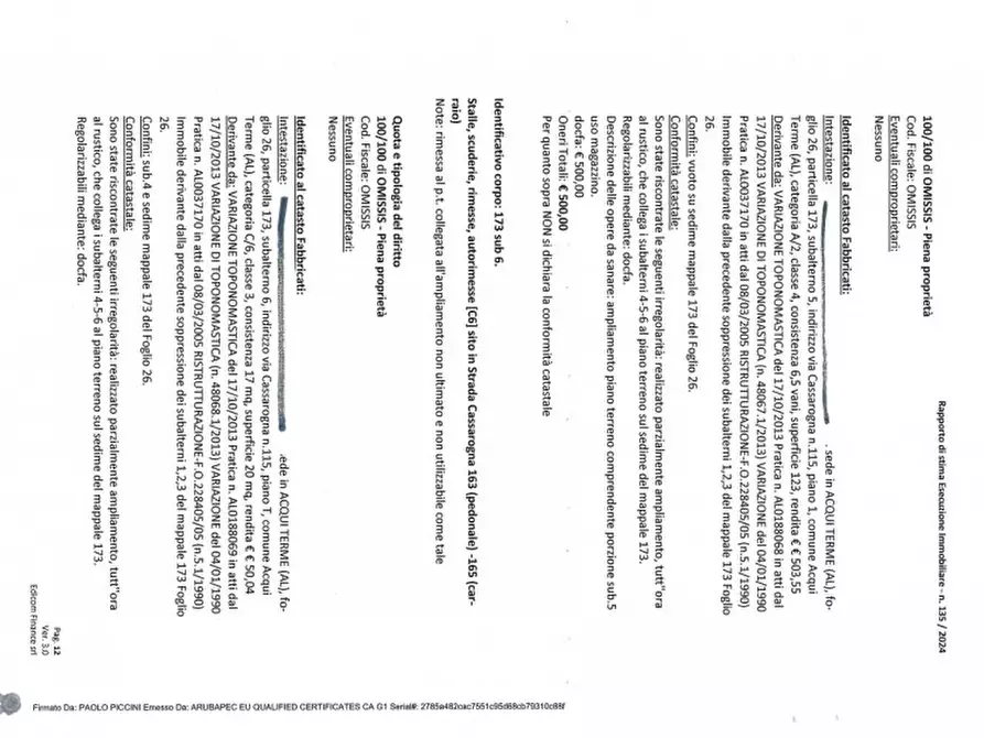 Immagine 4 di Appartamento in vendita  in Via Cassarogna, 163/165, 15011 Acqui Terme AL, Italia a Acqui Terme