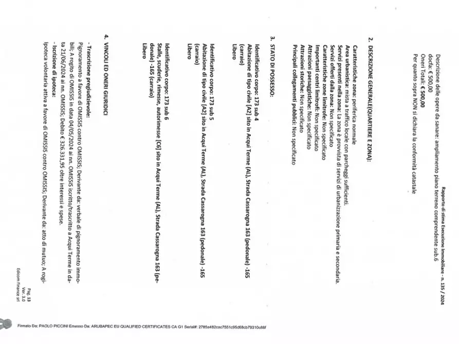 Immagine 5 di Appartamento in vendita  in Via Cassarogna, 163/165, 15011 Acqui Terme AL, Italia a Acqui Terme