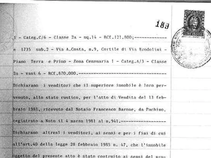 Immagine 6 di Appartamento in vendita  in Via Andrea Costa nn 9-11 - 96018 Pachino (SR) a Pachino