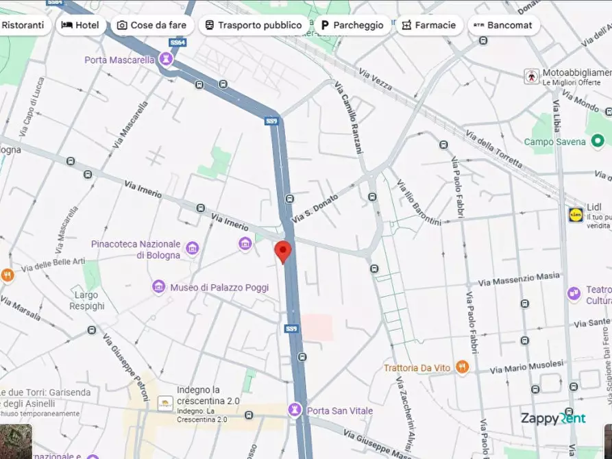 Immagine 15 di Camera in affitto  in Via San Giacomo a Bologna