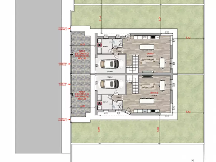 Immagine 17 di Casa bifamiliare in vendita  in Via San Pio X a Ponte San Nicolò