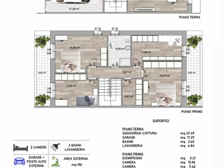 Immagine 24 di Casa bifamiliare in vendita  in Via San Pio X a Ponte San Nicolò