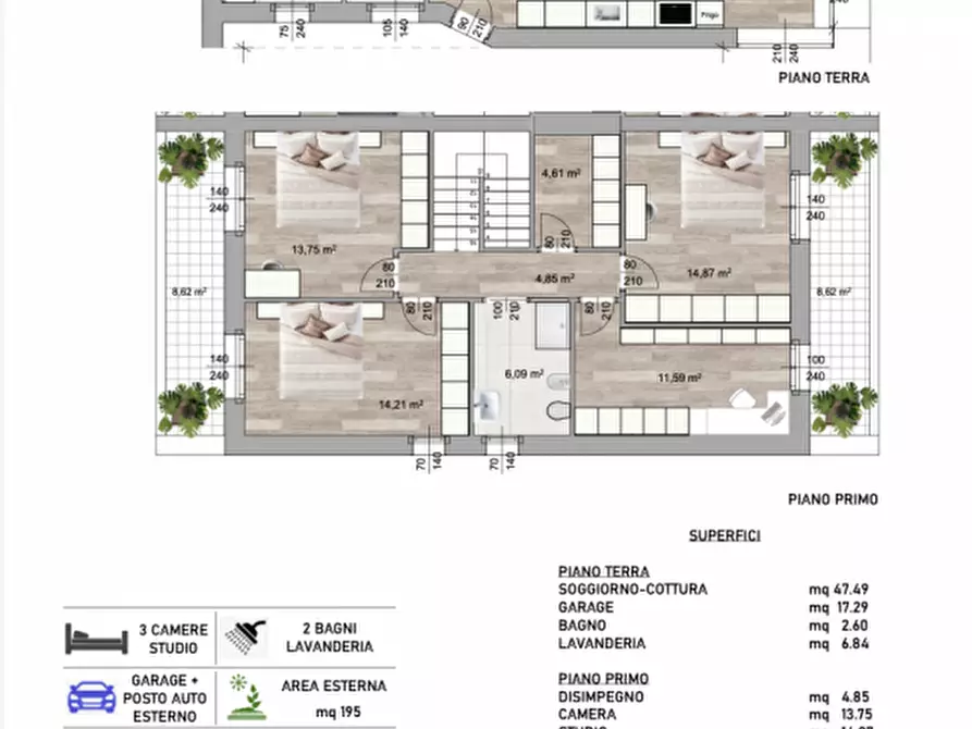 Immagine 25 di Casa bifamiliare in vendita  in Via San Pio X a Ponte San Nicolò