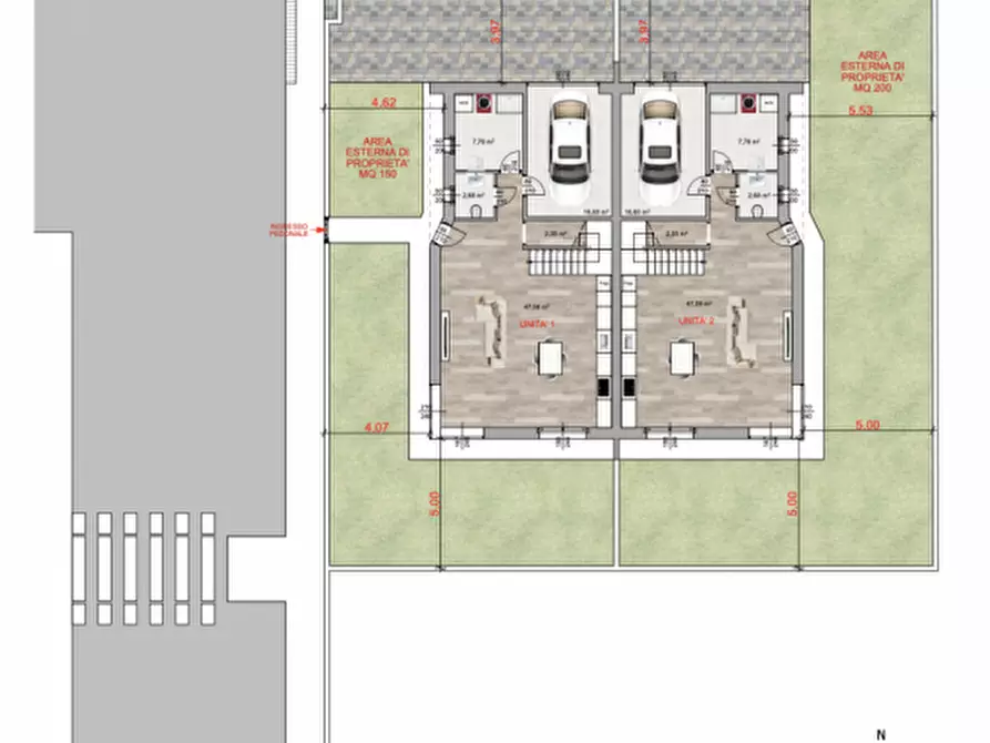 Immagine 37 di Casa bifamiliare in vendita  in Via Rita Levi Montalcini a Ponte San Nicolò