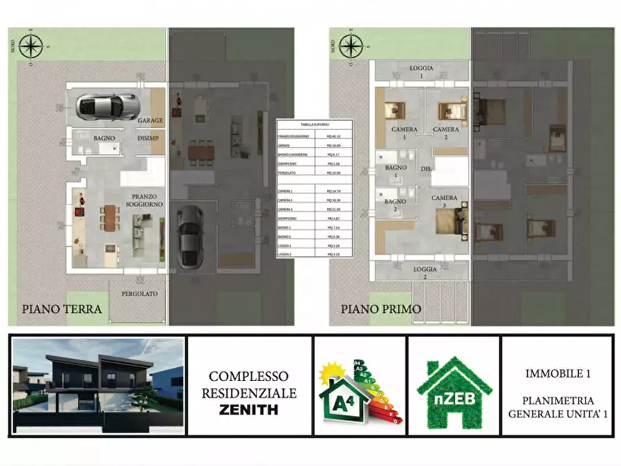 Immagine 36 di Casa bifamiliare in vendita  in Via Rita Levi Montalcini a Ponte San Nicolò