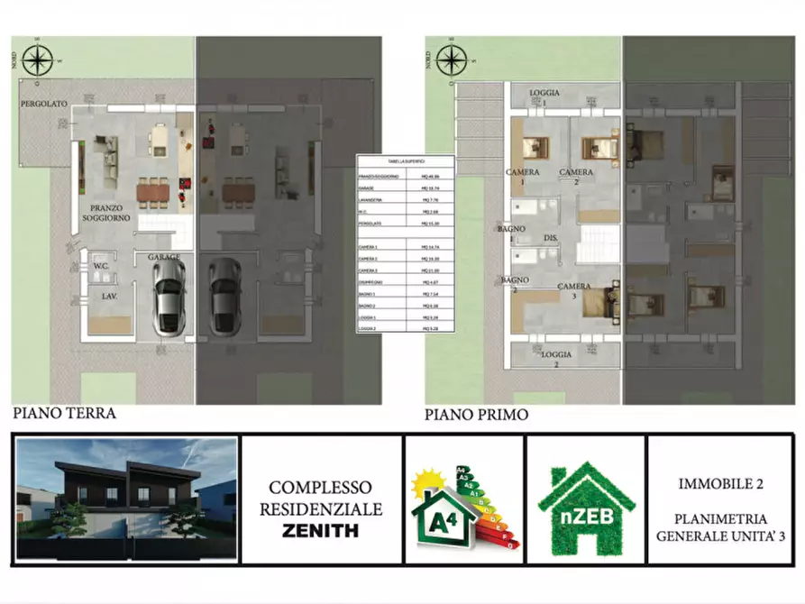 Immagine 39 di Casa bifamiliare in vendita  in Via Rita Levi Montalcini a Ponte San Nicolò