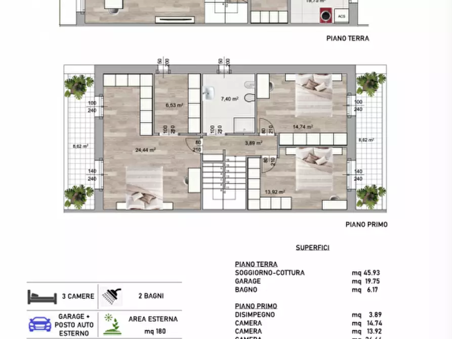 Immagine 41 di Casa bifamiliare in vendita  in Via Rita Levi Montalcini a Ponte San Nicolò