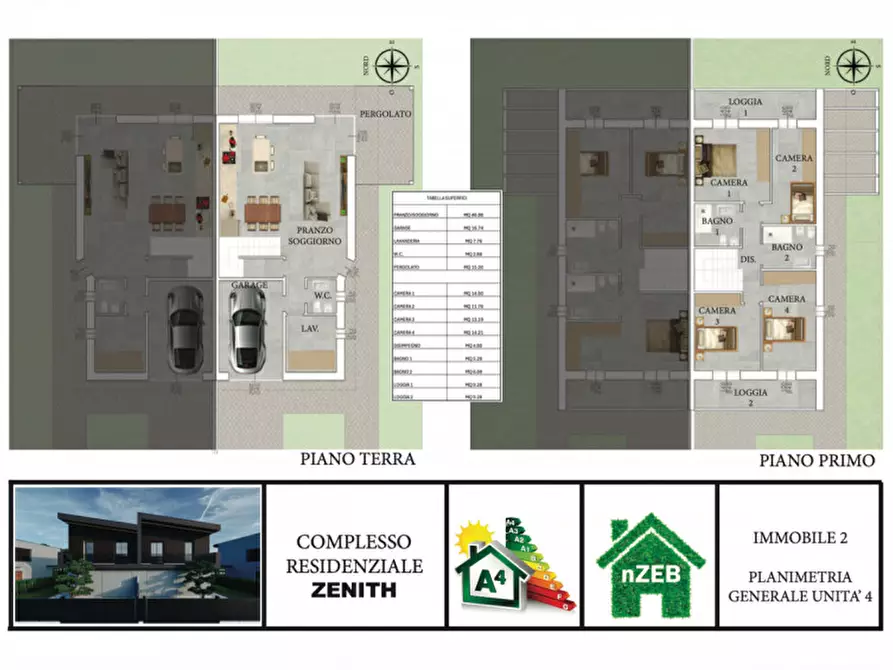 Immagine 40 di Casa bifamiliare in vendita  in Via Rita Levi Montalcini a Ponte San Nicolò