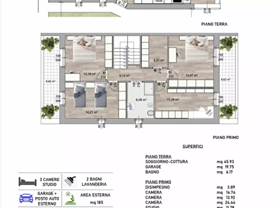Immagine 42 di Casa bifamiliare in vendita  in Via Rita Levi Montalcini a Ponte San Nicolò