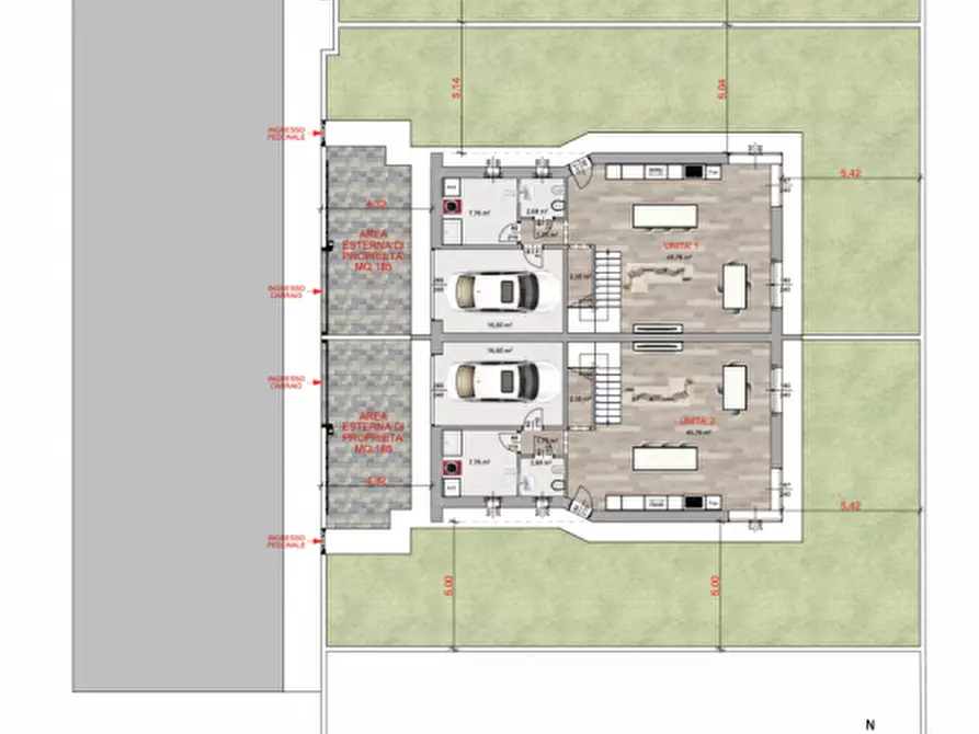 Immagine 43 di Casa bifamiliare in vendita  in Via Rita Levi Montalcini a Ponte San Nicolò
