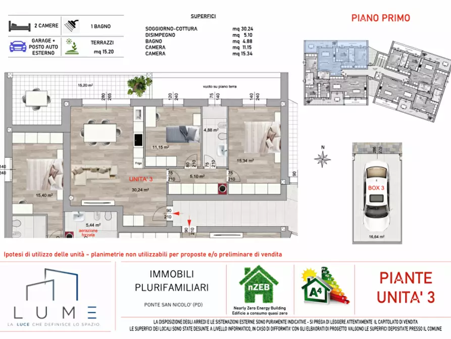Immagine 17 di Appartamento in vendita  in Via Santa Teresa di Calcutta a Ponte San Nicolò