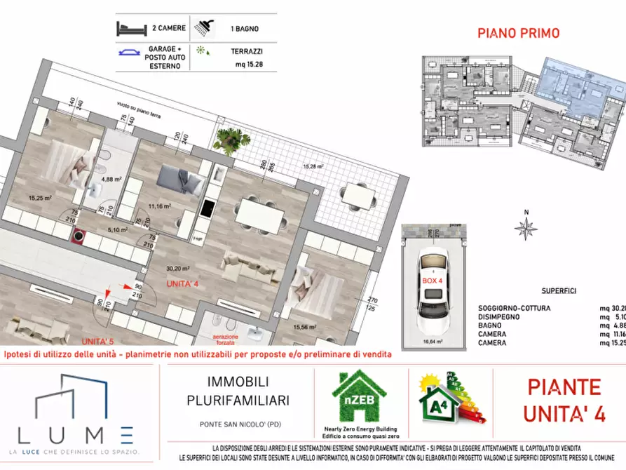 Immagine 18 di Appartamento in vendita  in Via Santa Teresa di Calcutta a Ponte San Nicolò