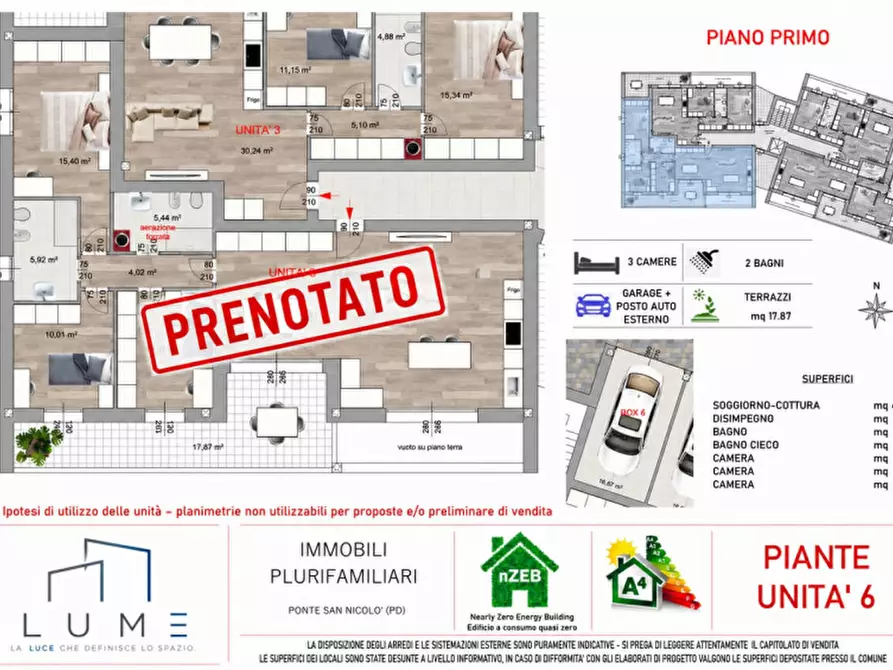 Immagine 17 di Appartamento in vendita  in Via Santa Teresa di Calcutta a Ponte San Nicolò