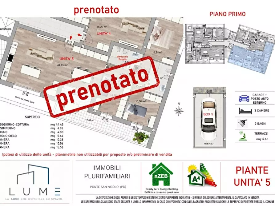Immagine 21 di Appartamento in vendita  in Via Santa Teresa di Calcutta a Ponte San Nicolò