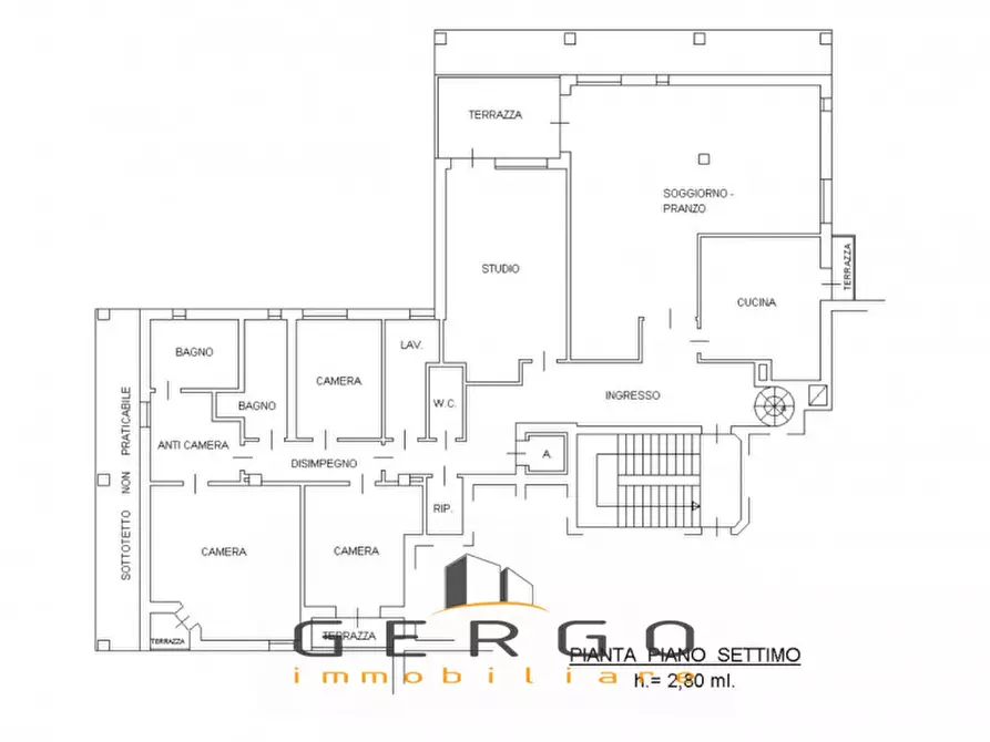 Immagine 29 di Attico in vendita  in Via Risorgimento a Montebelluna