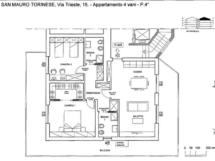 Immagine 75 di Appartamento in vendita  in VIA TRIESTE 15 a San Mauro Torinese