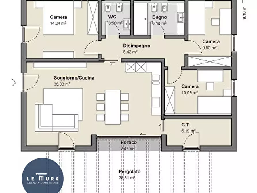 Immagine 2 di Casa indipendente in vendita  in Via Friuli 1 a Bicinicco