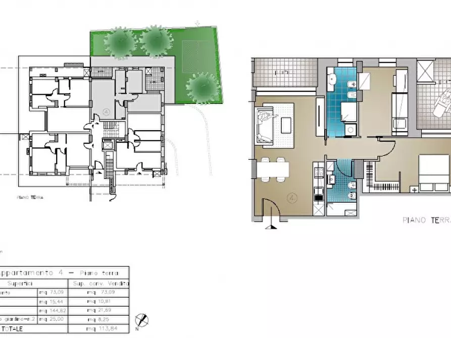 Immagine 3 di Appartamento in vendita  in Viale Francesco Petrarca a Riccione