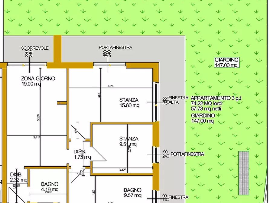 Immagine 10 di Appartamento in vendita  in Via Trento a Mezzolombardo