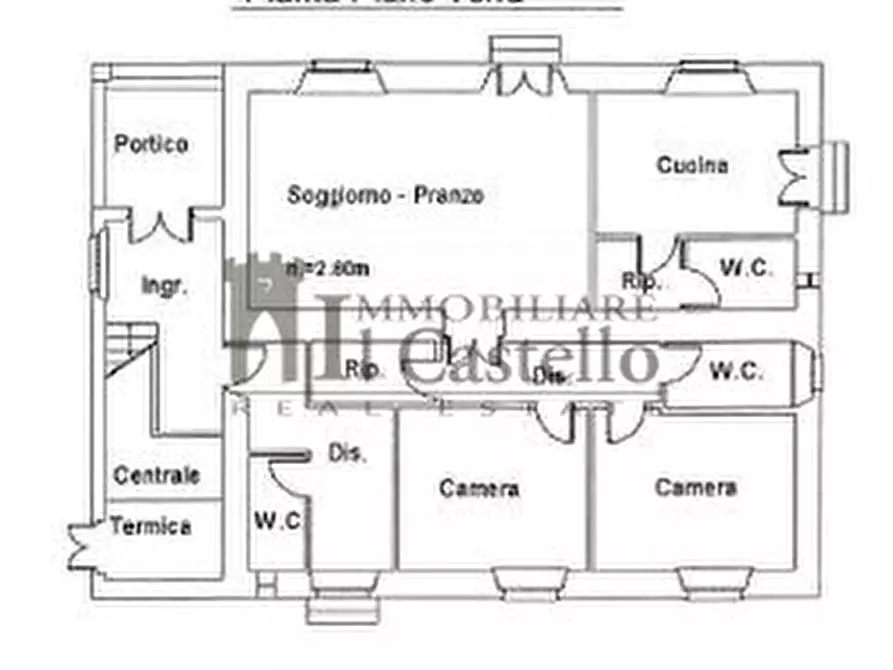 Immagine 2 di Villa in vendita  in Fontignano a Perugia