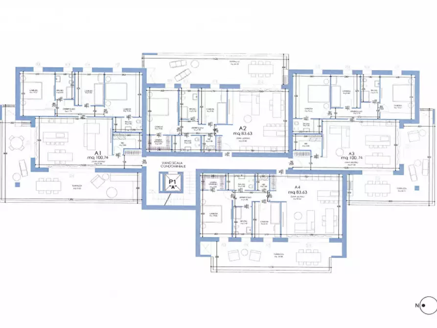 Immagine 7 di Appartamento in vendita  in Via Neroniana a Montegrotto Terme