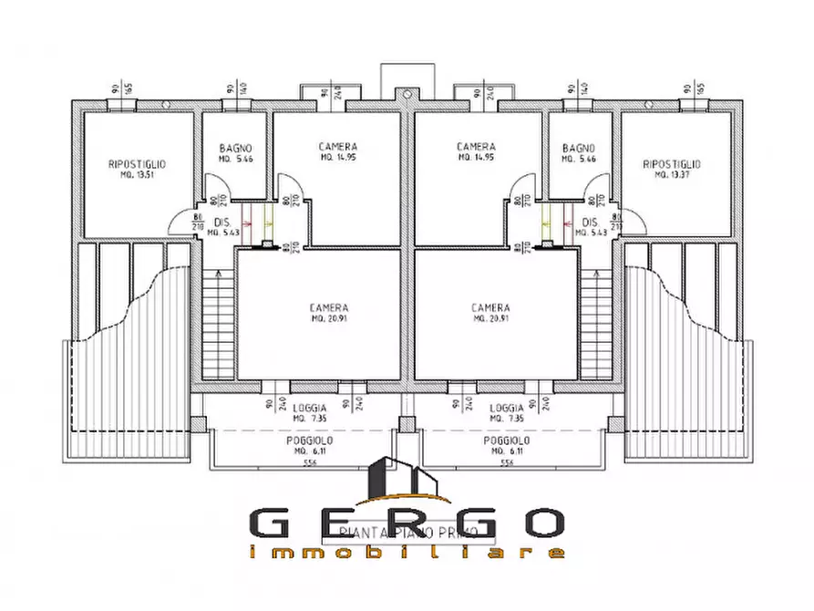 Immagine 32 di Casa bifamiliare in vendita  in Via Muson a Campodarsego
