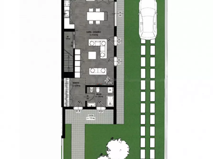 Immagine 10 di Villetta a schiera in vendita  in Via San Luigi Orione a Borgo Veneto