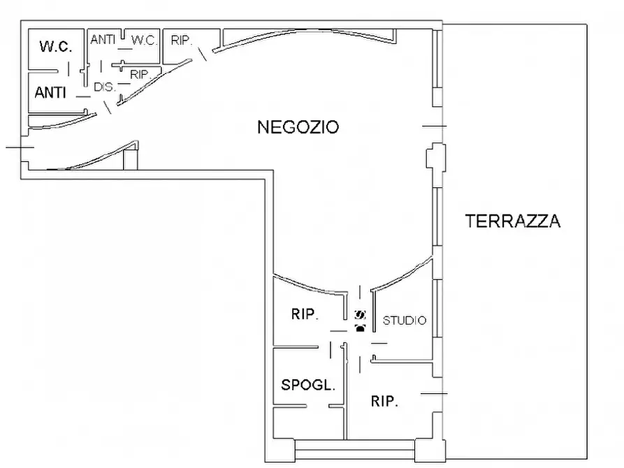 Immagine 11 di Negozio in vendita  in Via Antonio Corradini a Este