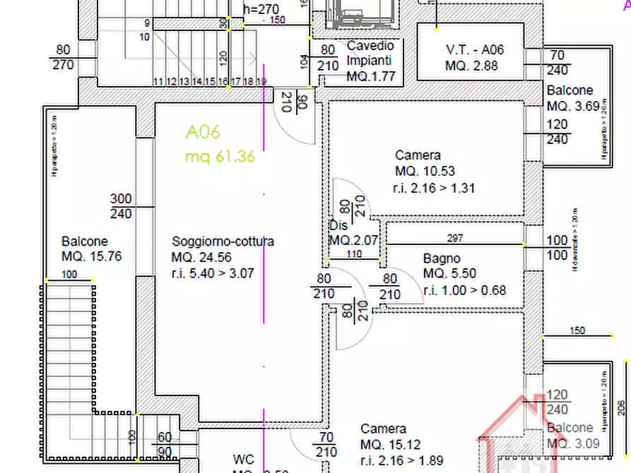 Immagine 17 di Attico in vendita  a Jesolo