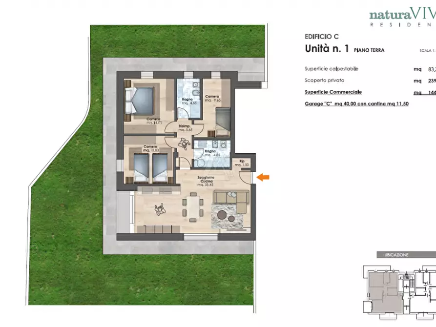 Immagine 15 di Appartamento in vendita  in Via Alessandro Manzoni a Castelfranco Veneto