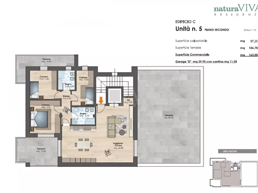 Immagine 20 di Appartamento in vendita  in Via Alessandro Manzoni a Castelfranco Veneto