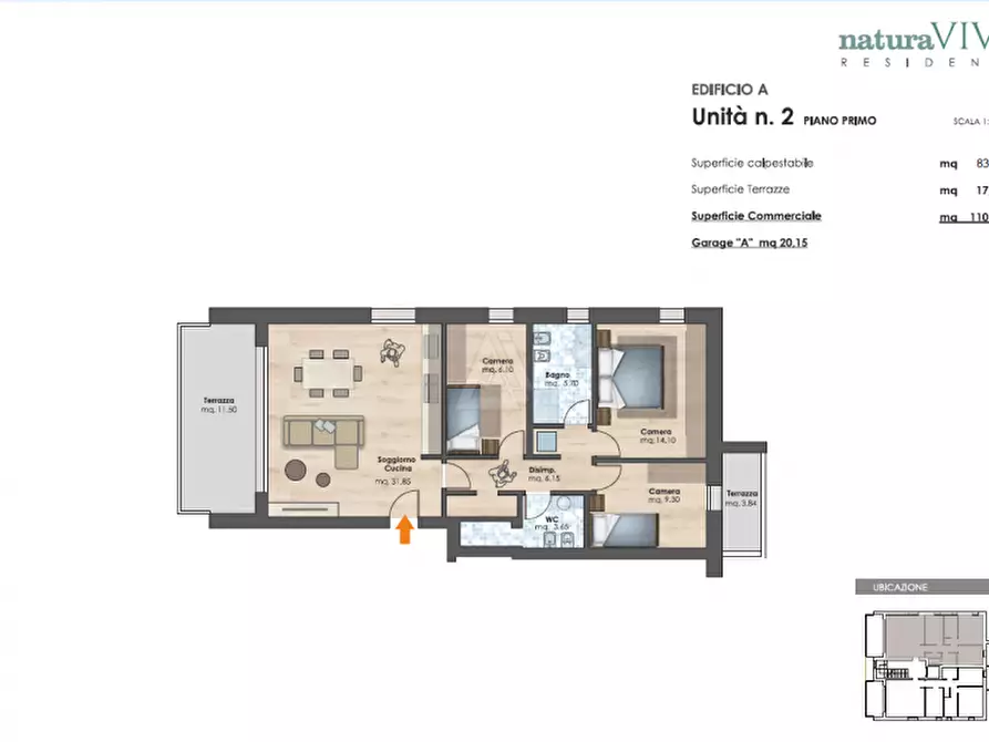 Immagine 15 di Appartamento in vendita  in Via Alessandro Manzoni a Castelfranco Veneto