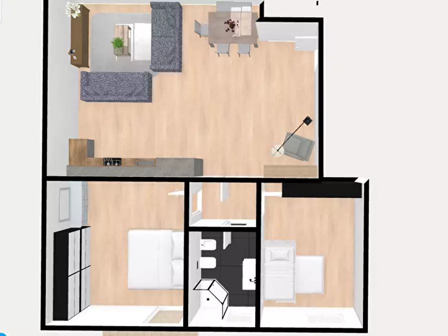 Immagine 3 di Appartamento in vendita  in via XX settembre a Calcinato