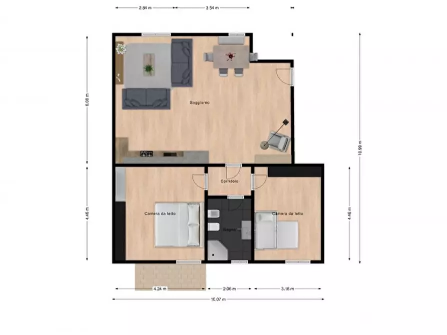 Immagine 9 di Appartamento in vendita  in via XX settembre a Calcinato