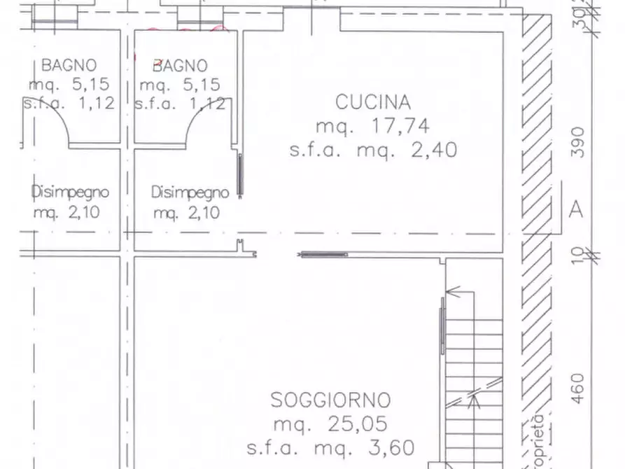 Immagine 14 di Villetta a schiera in affitto  in Via Lorenzo Canozio 17 a Lendinara