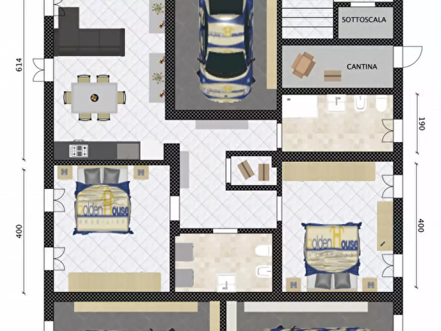 Immagine 6 di Palazzo in vendita  in Via Lumaca 19 a Molinella